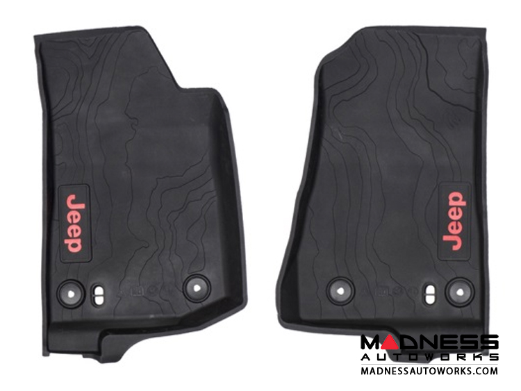 Jeep Wrangler JL Floor Mats All Weather 2 Door MADNESS Autoworks